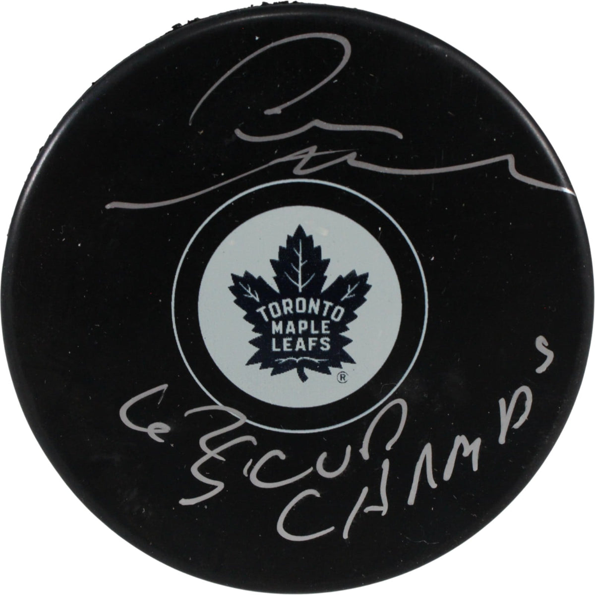 Pete Stemkowski Signed Toronto Maple Leafs Logo Puck 67 SC Champs – JSA Authenticated-Powers Sports Memorabilia