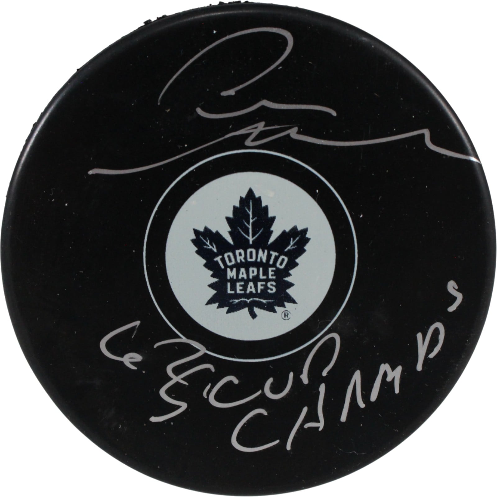 Pete Stemkowski Signed Toronto Maple Leafs Logo Puck 67 SC Champs – JSA Authenticated-Powers Sports Memorabilia