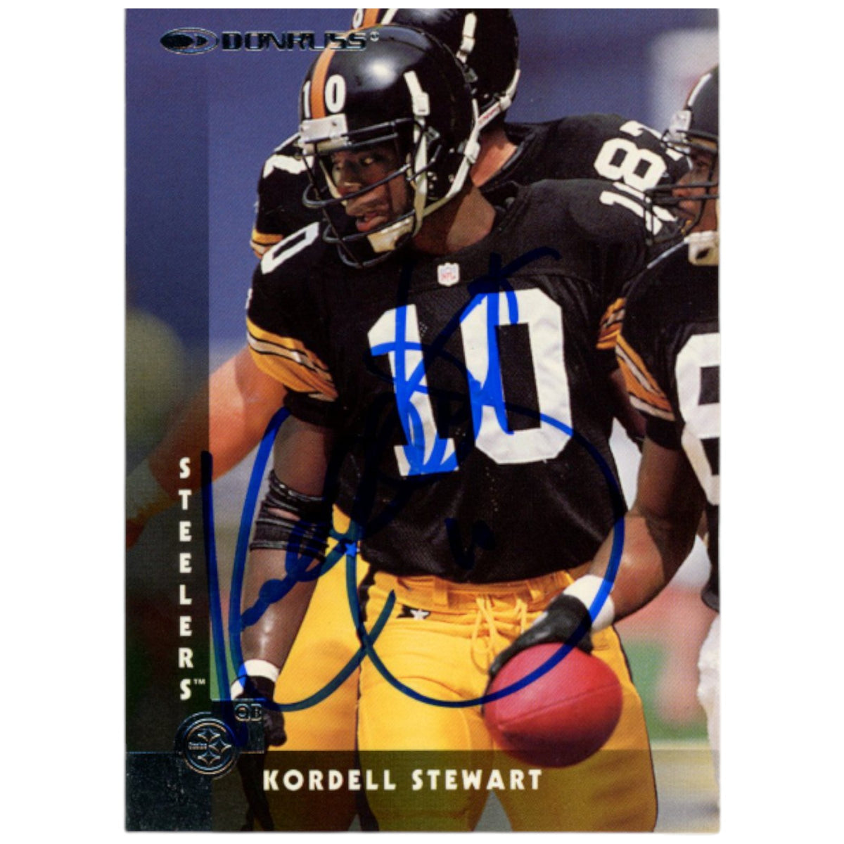 Kordell Stewart Pittsburgh Steelers Signed Card - 97 Donruss #15 Beckett Witness Beckett-Powers Sports Memorabilia