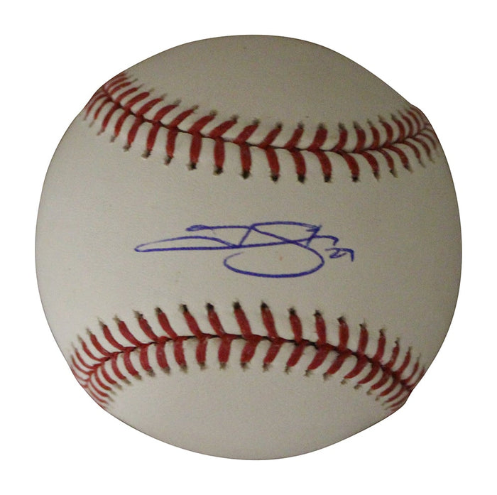 Trevor Story Signed Boston Red Sox Official MLB Baseball – Beckett Authenticated-Powers Sports Memorabilia
