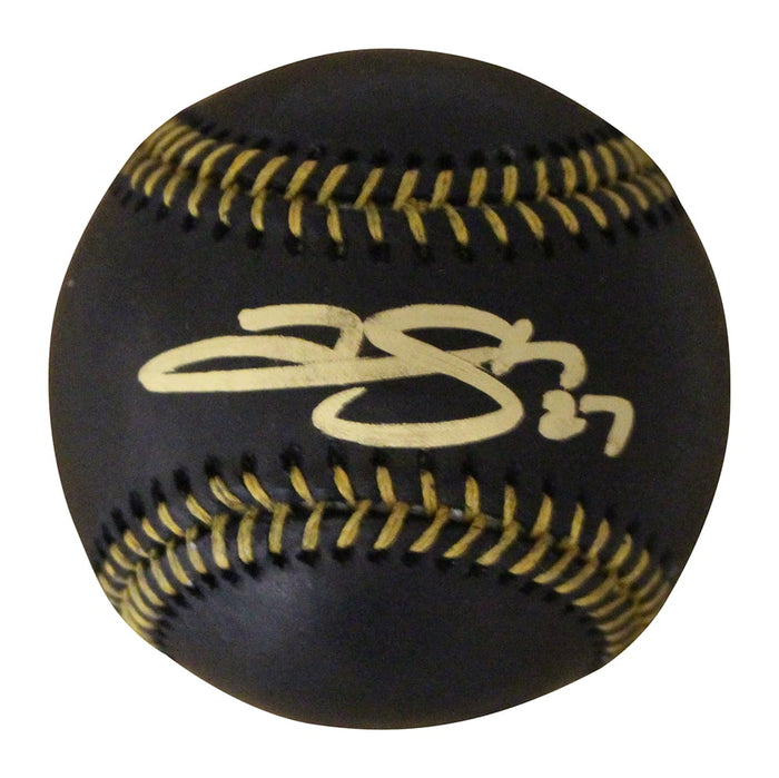Trevor Story Signed Boston Red Sox OML Black Baseball – Beckett Authenticated-Powers Sports Memorabilia