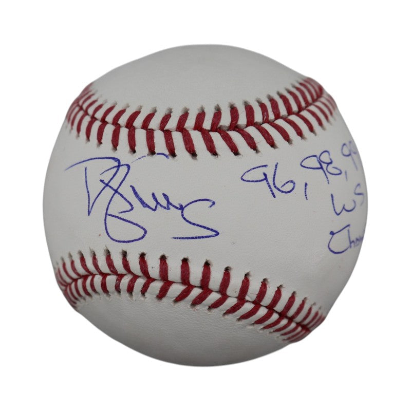 Darryl Strawberry New York Yankees Signed Inscribed 96, 98, 99 WS Champs MLB Baseball-Powers Sports Memorabilia