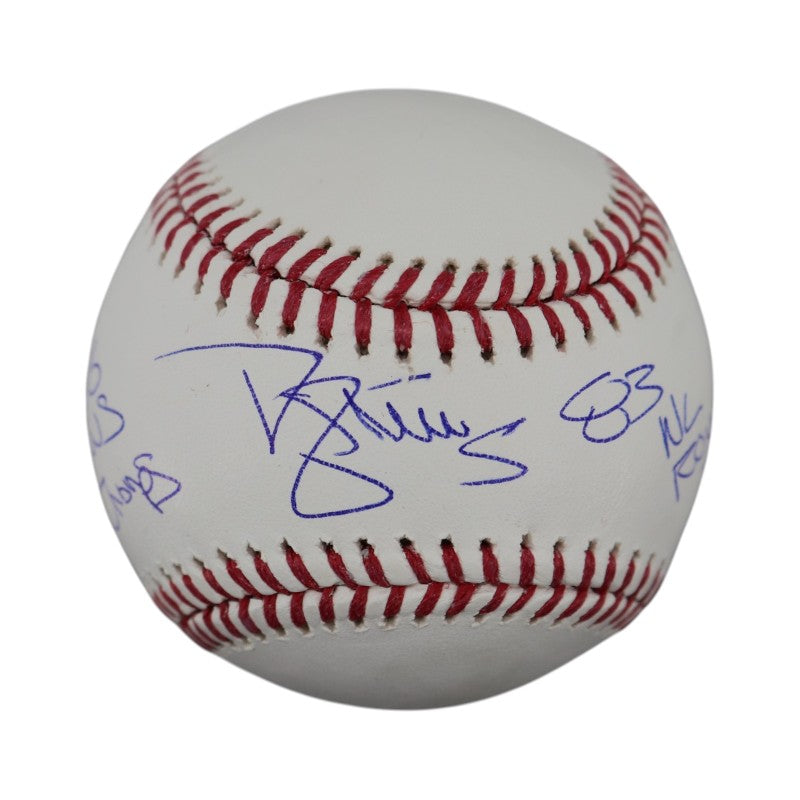 Darryl Strawberry New York Mets Signed Inscribed 86 WS Champs, 83 NL ROY MLB Baseball-Powers Sports Memorabilia