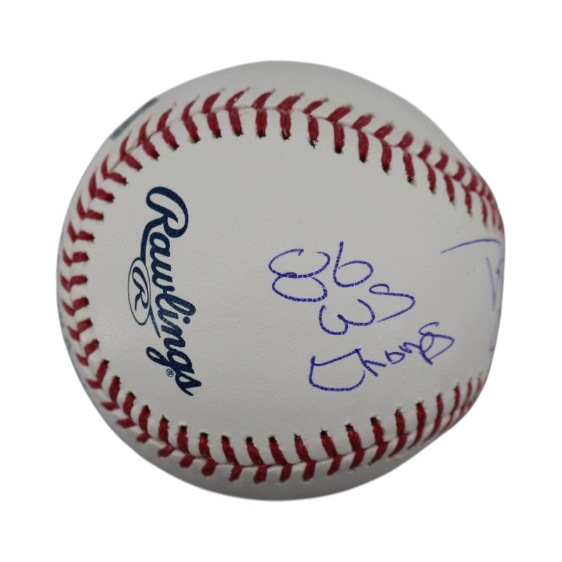 Darryl Strawberry New York Mets Signed Inscribed 86 WS Champs, 83 NL ROY MLB Baseball-Powers Sports Memorabilia