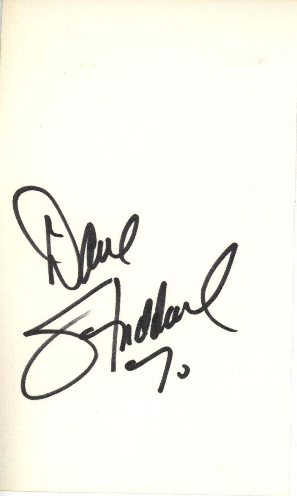 Dave Studdard Denver Broncos Signed Mini Helmet - Index AS IS Beckett Beckett-Powers Sports Memorabilia