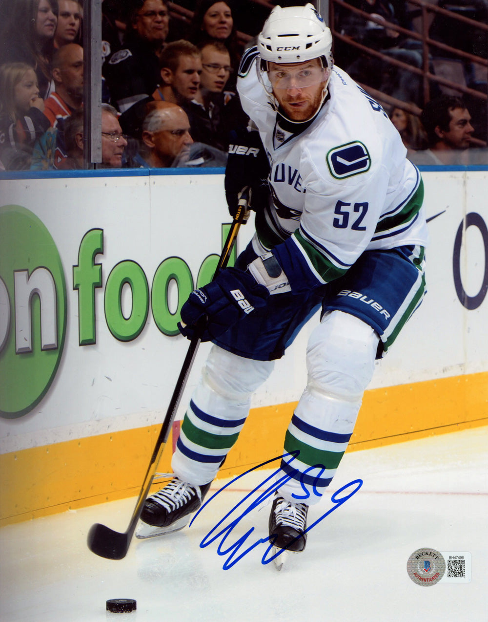 Alexander Sulzer Vancouver Canucks Signed 8x10 Photo - Beckett Beckett-Powers Sports Memorabilia