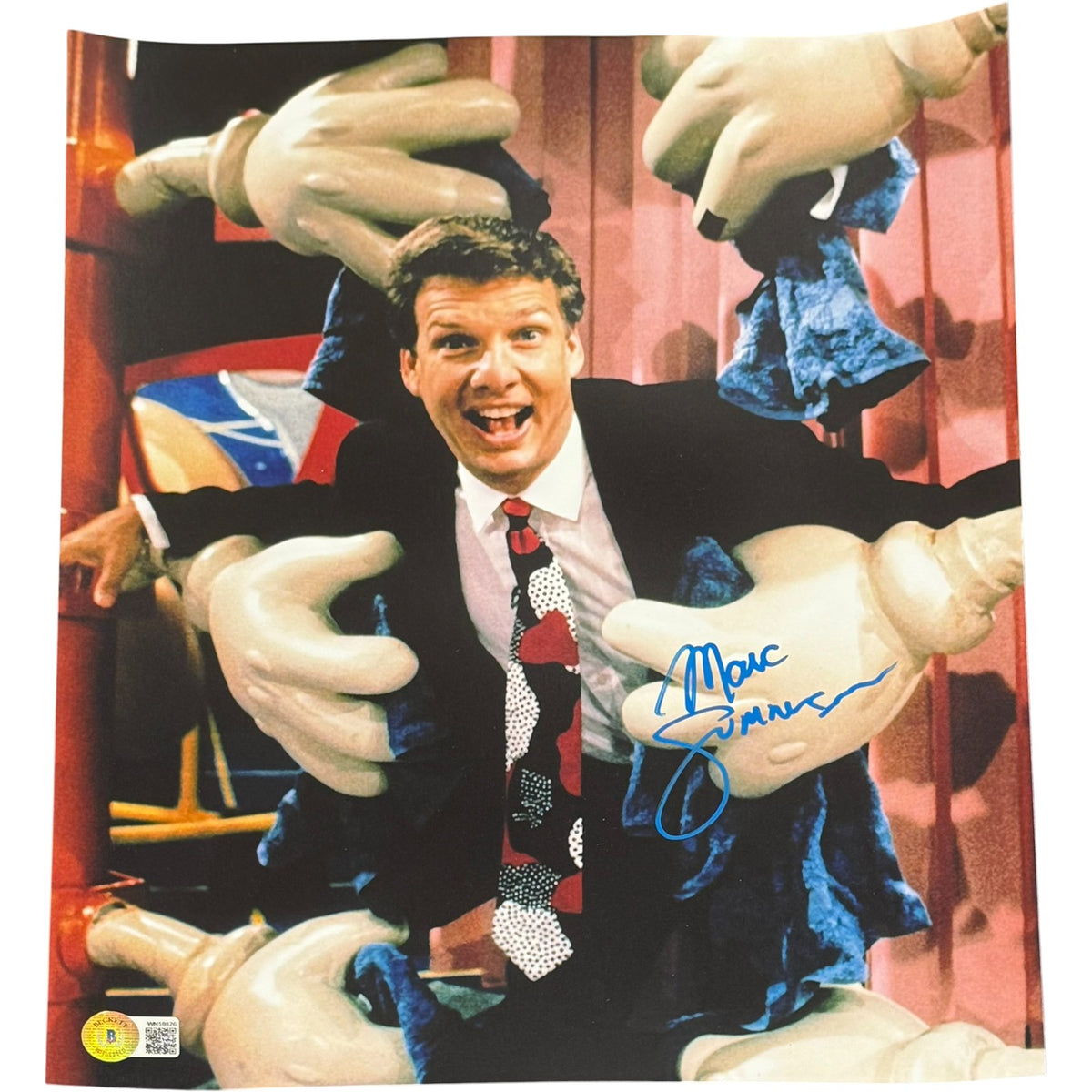 Marc Summers Double Dare Signed 11x14 Photo - Nickolodeon Beckett Beckett-Powers Sports Memorabilia
