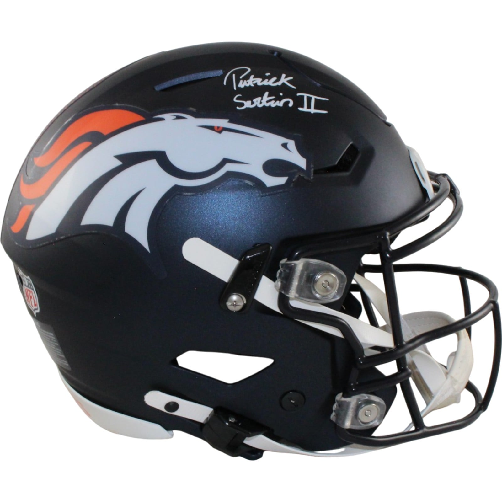 Patrick Surtain Signed Denver Broncos SpeedFlex Helmet – Beckett Authenticated-Powers Sports Memorabilia