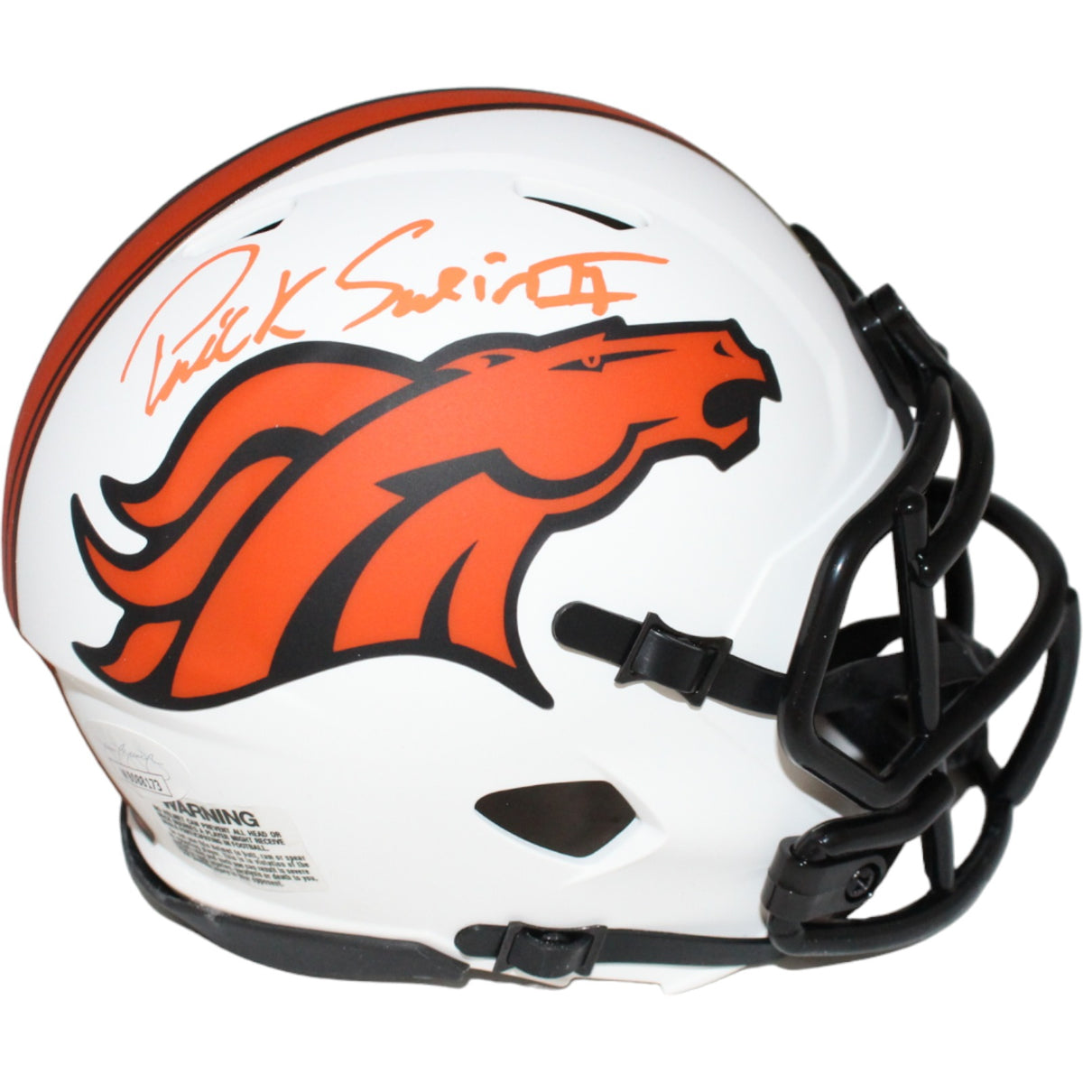 Patrick Surtain Denver Broncos Signed Mini Helmet - Lunar Beckett Beckett-Powers Sports Memorabilia