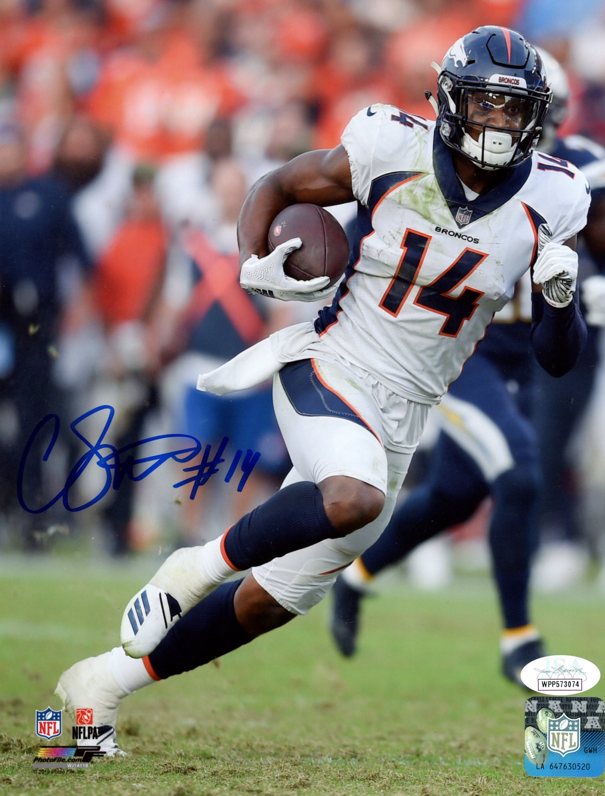 Courtland Sutton Baltimore Colts Signed 8x10 Photo - Denver Broncos JSA JSA-Powers Sports Memorabilia