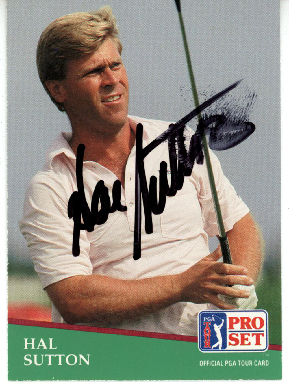 Hal Sutton Pga Signed Card - 1991 Pro Set #132 As Is Beckett Beckett-Powers Sports Memorabilia