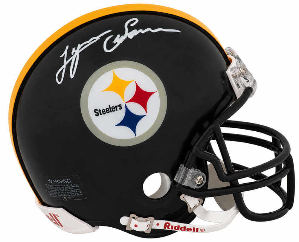 Lynn Swann Pittsburgh Steelers Autographed Riddell Mini Helmet-Powers Sports Memorabilia