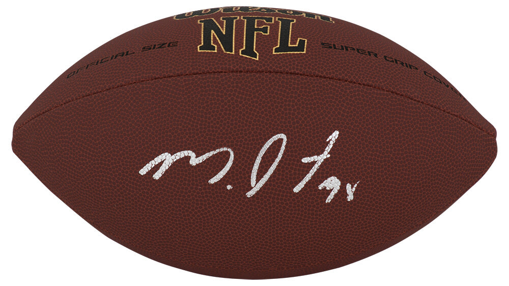 Montez Sweat Autographed Wilson Super Grip Full Size NFL Football-Powers Sports Memorabilia