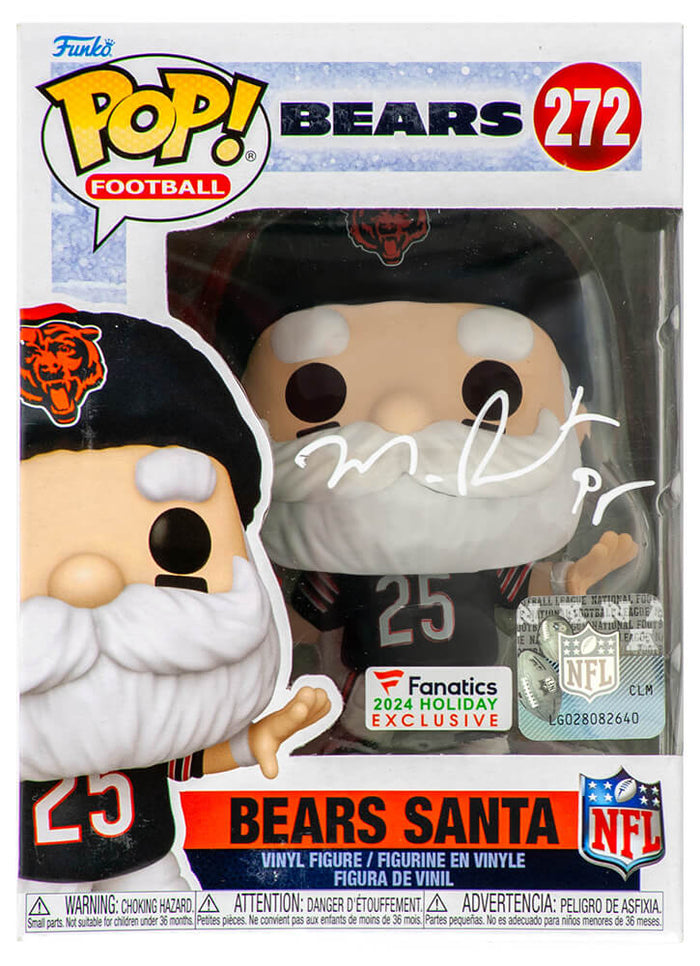 Montez Sweat Chicago Bears Autographed SANTA Funko Pop #272-Powers Sports Memorabilia
