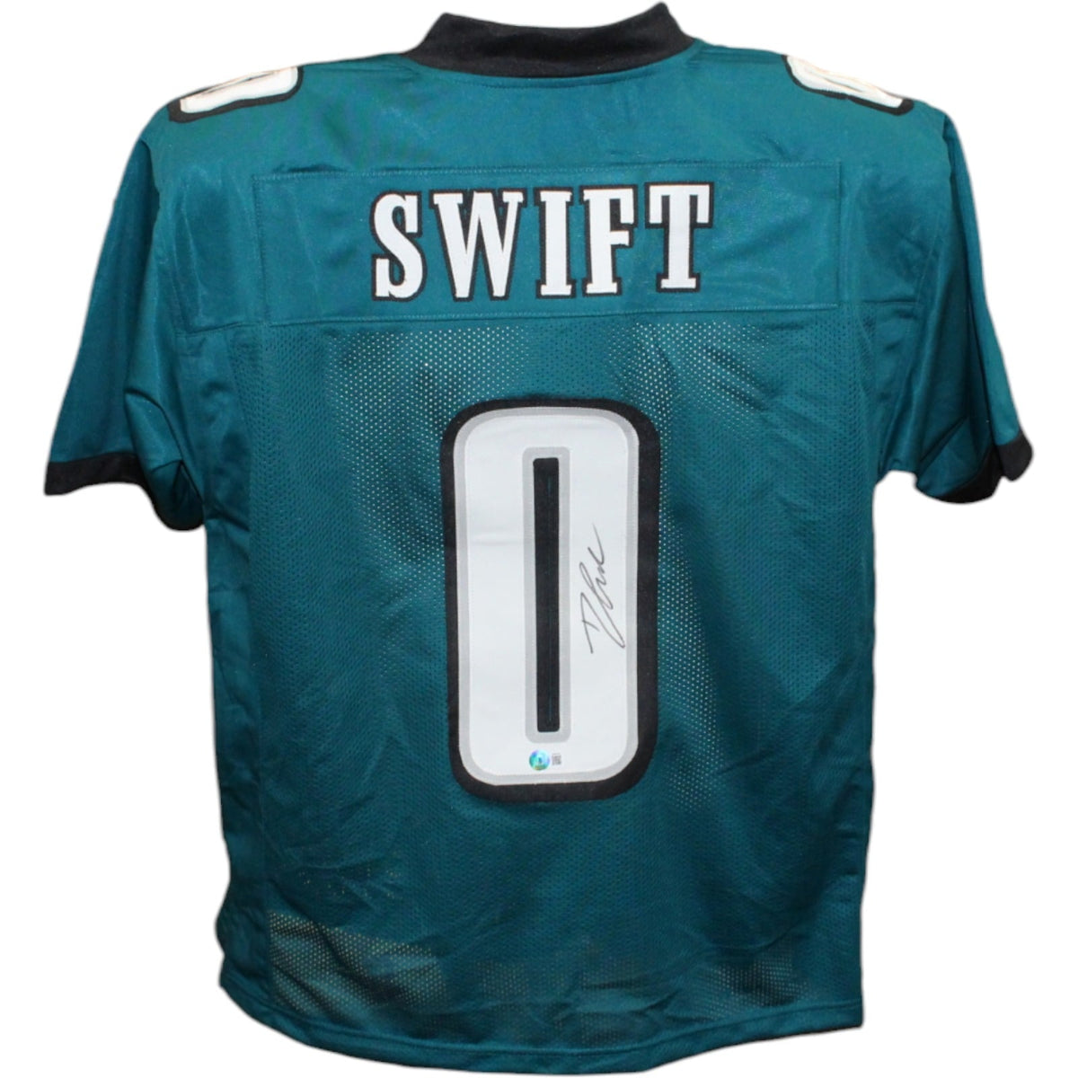 D'Andre Swift Signed Blue Pro Style Jersey – Beckett Authenticated-Powers Sports Memorabilia