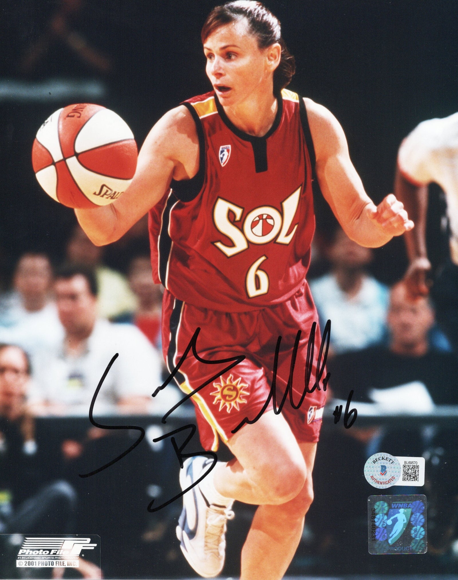 Sandy Brondello Signed WNBA Miami Sol 8x10 Photo - Beckett-Powers Sports Memorabilia