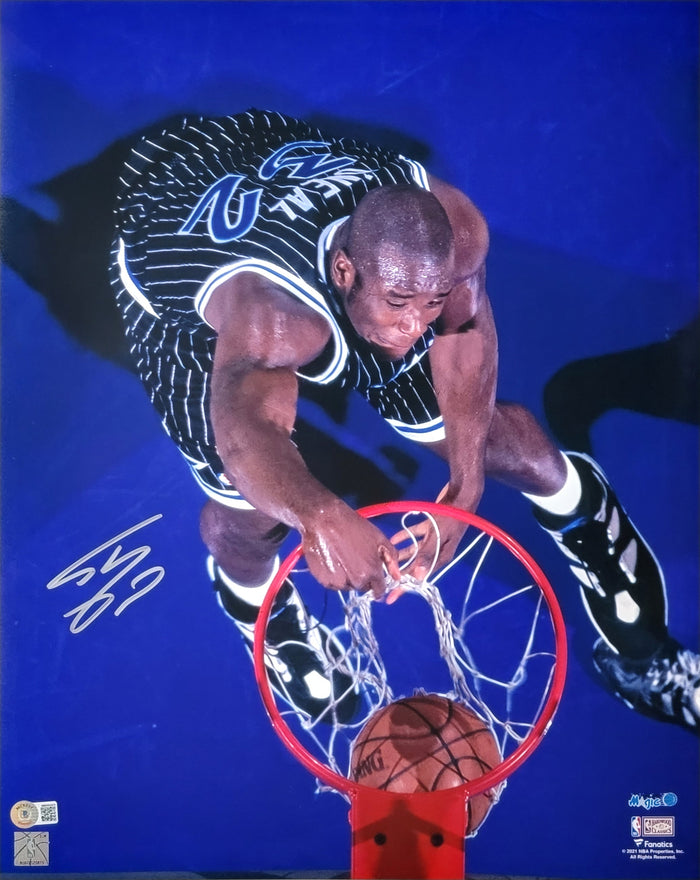 Shaquille O'Neal Signed Orlando Magic 16x20 Photo Beckett Witnessed #3-Powers Sports Memorabilia