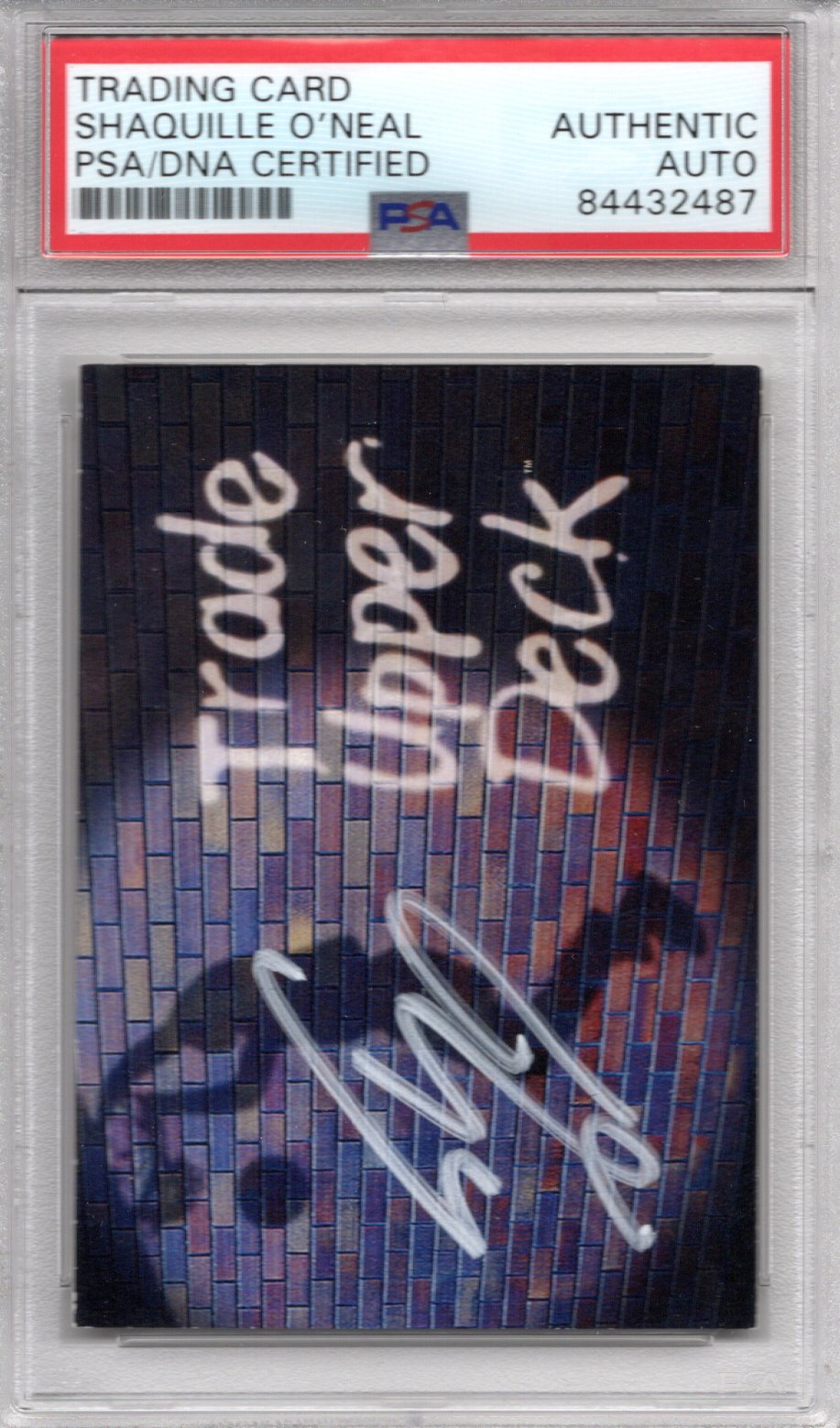 Shaquille O'Neal Signed Magic 1993 Upper Deck NBA Draft Redemption Rookie Card 1a PSA AUTHENTIC AUTO-Powers Sports Memorabilia
