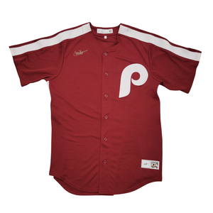 Mike Schmidt Signed Philadelphia Phillies Nike Red Cooperstown Collections Jersey - Beckett-Powers Sports Memorabilia