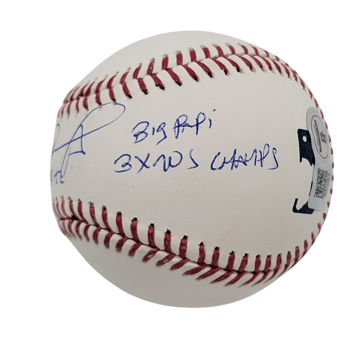 David Ortiz Signed Boston Red Sox OML Baseball W/Mutiple Inscriptions - Beckett-Powers Sports Memorabilia