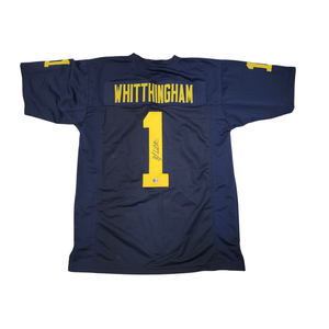 Kyle Whittingham Signed Michigan Wolverines Pro Style Jersey - Beckett-Powers Sports Memorabilia