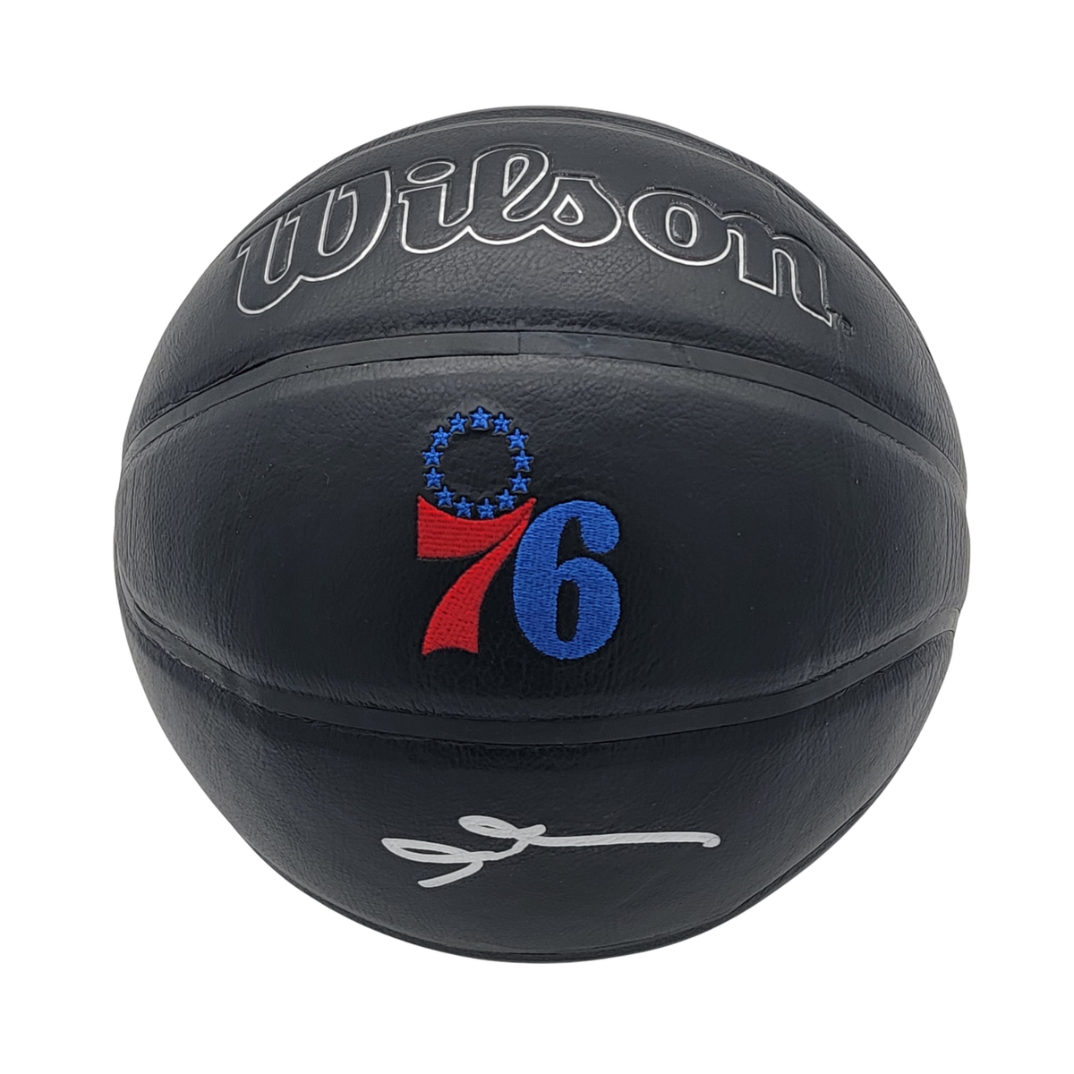 Allen Iverson Signed Philadelphia 76ers Black Logo Wilson Basketball – Beckett-Powers Sports Memorabilia