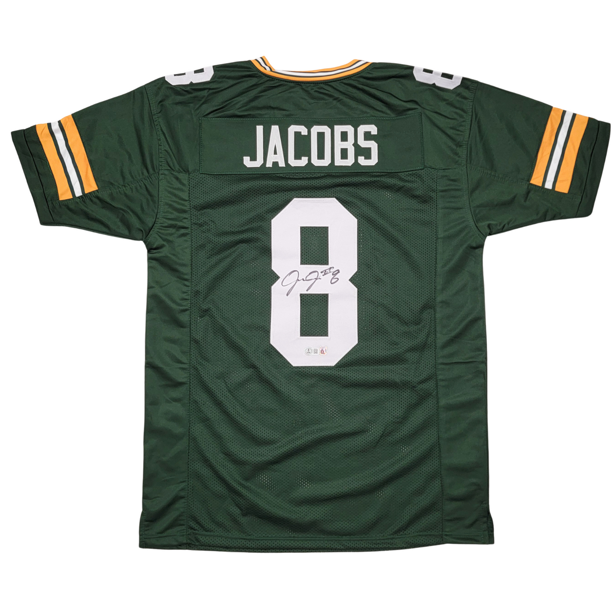Josh Jacobs Signed Green Bay Packers Pro Style Jersey - Beckett-Powers Sports Memorabilia