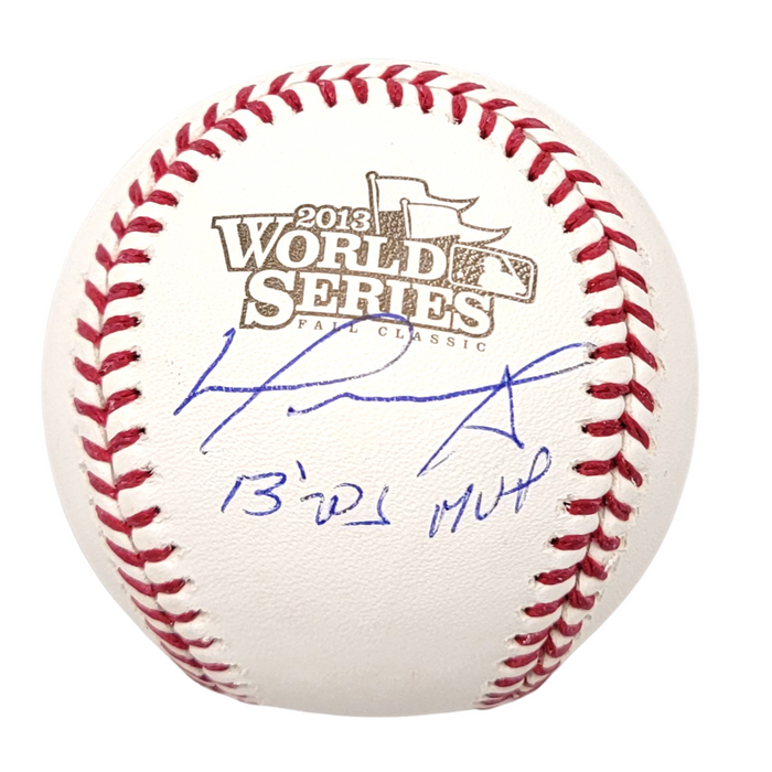 David Ortiz Signed Boston Red Sox 2013 World Series Baseball W/ 13 WS MVP - Beckett-Powers Sports Memorabilia