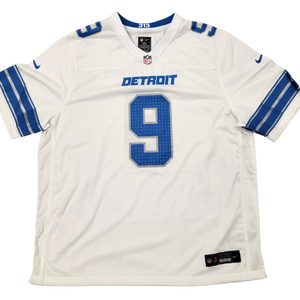 Jameson Williams Signed Detroit Lions 2024 Nike White Game Jersey - Beckett-Powers Sports Memorabilia