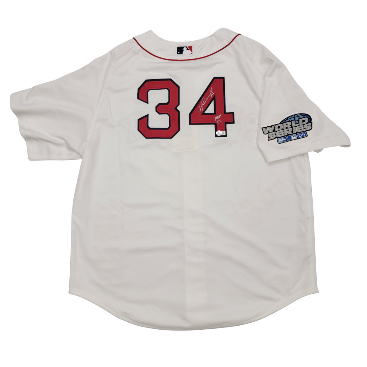 David Ortiz Signed Boston Red Sox Mitchell & Ness 2004 World Series Authentic Jersey