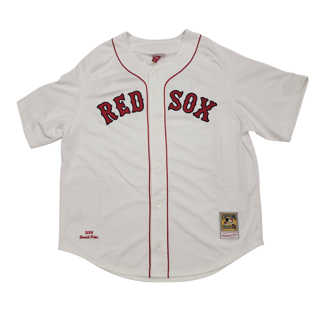 David Ortiz Signed Boston Red Sox Mitchell & Ness 2004 World Series Authentic Jersey