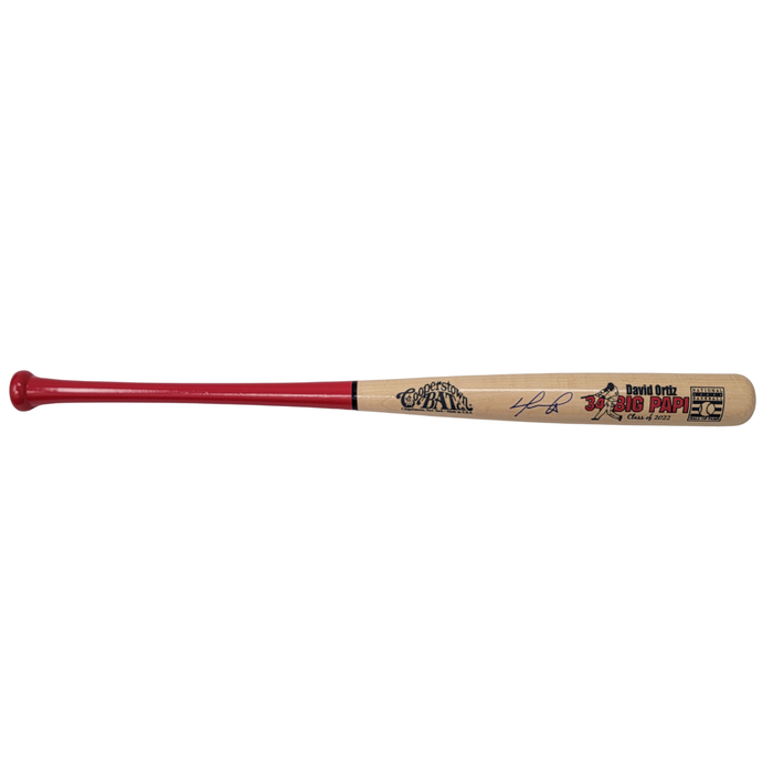 David Ortiz Signed Boston Red Sox Cooperstown Bat HOF Big Papi - Beckett-Powers Sports Memorabilia