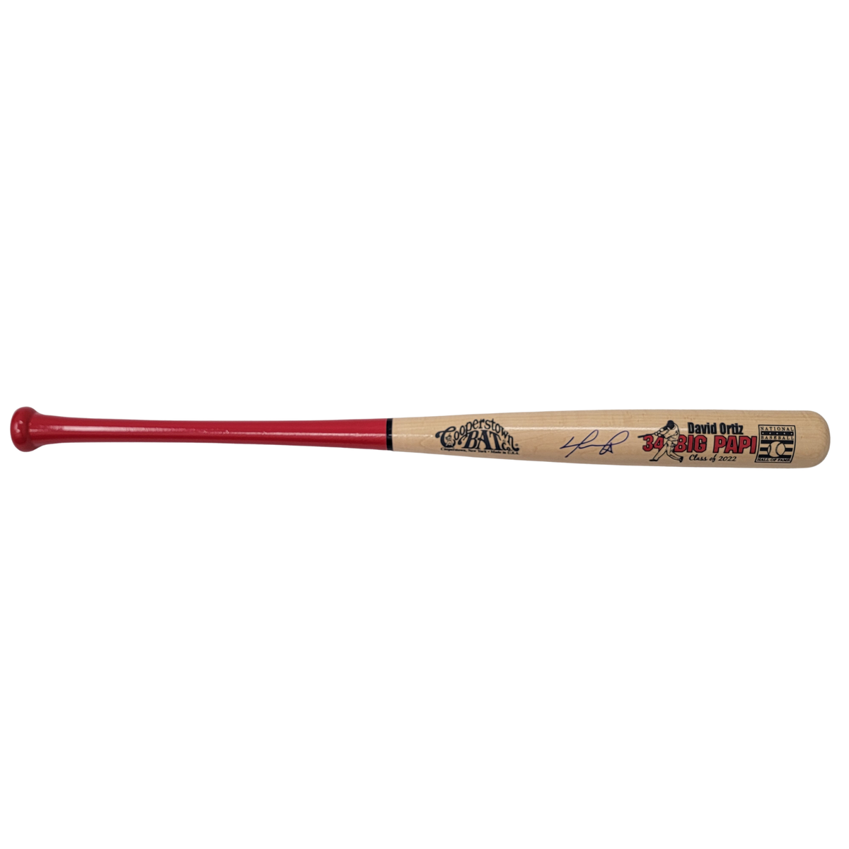 David Ortiz Signed Boston Red Sox Cooperstown Bat HOF Big Papi - Beckett-Powers Sports Memorabilia