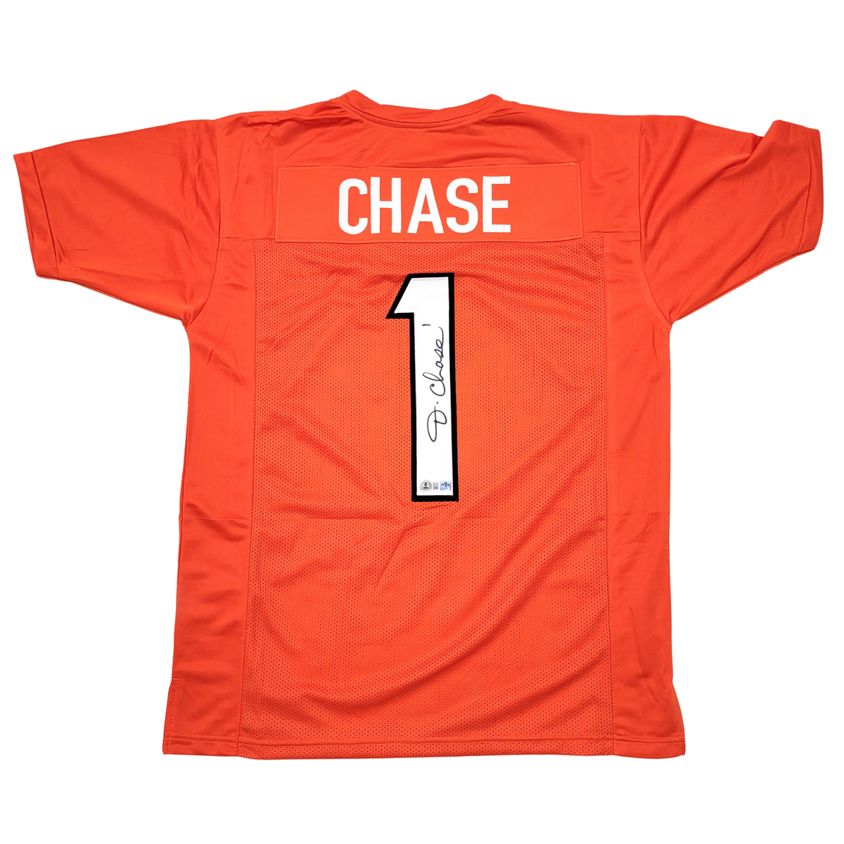 Ja'Marr Chase Signed Cincinnati Bengals Pro Style Orange Jersey - Beckett-Powers Sports Memorabilia