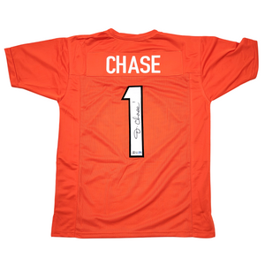 Ja'Marr Chase Signed Cincinnati Bengals Pro Style Orange Jersey - Beckett-Powers Sports Memorabilia