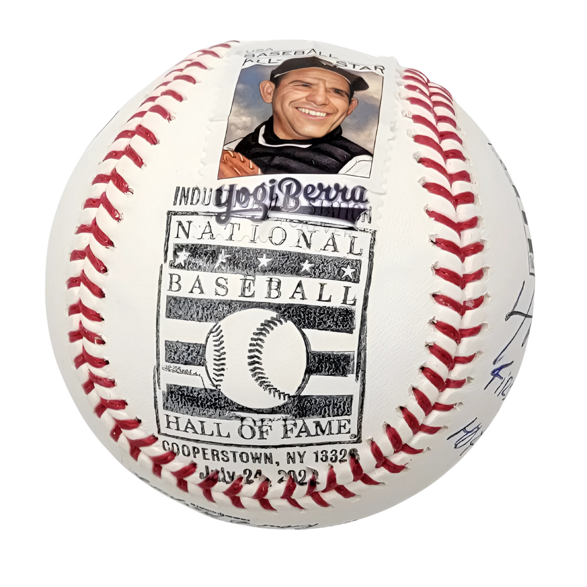 David Ortiz Autographed Boston Red Sox LTD ED Hall of Fame Baseball W/ First Ballot HOF 22 Stamp and Induction Day Postmark Beckett Witnessed-Powers Sports Memorabilia