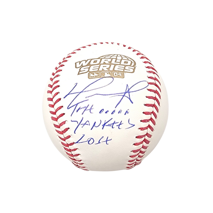 David Ortiz Signed Boston Red Sox 2004 World Series Baseball W/ The .... Yankees Lose - Beckett-Powers Sports Memorabilia