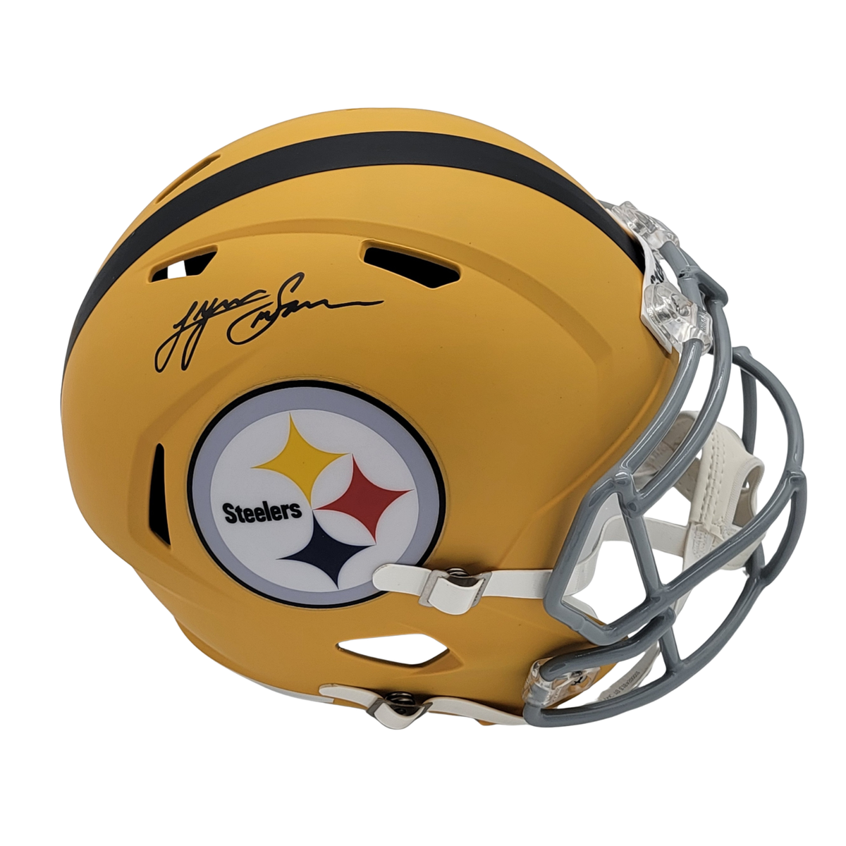 Lynn Swann Signed Pittsburgh Steelers 2025 ALT Replica Full Size Helmet - Beckett-Powers Sports Memorabilia
