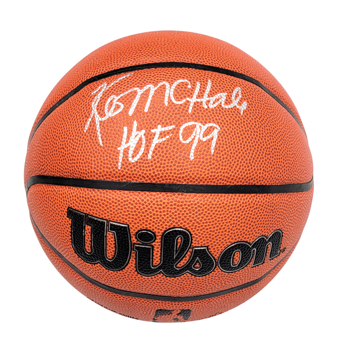 Kevin McHale Signed Boston Celtics Wilson NBA Replica Game Basketball W/ HOF 99 - Beckett-Powers Sports Memorabilia