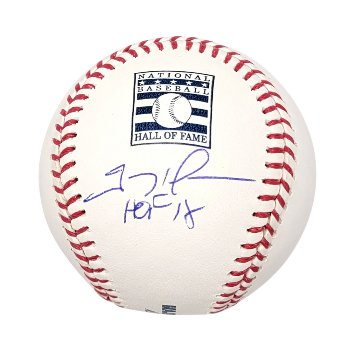 Trevor Hoffman Signed Padres Brewers HOF Baseball W/ HOF 18 - Beckett-Powers Sports Memorabilia