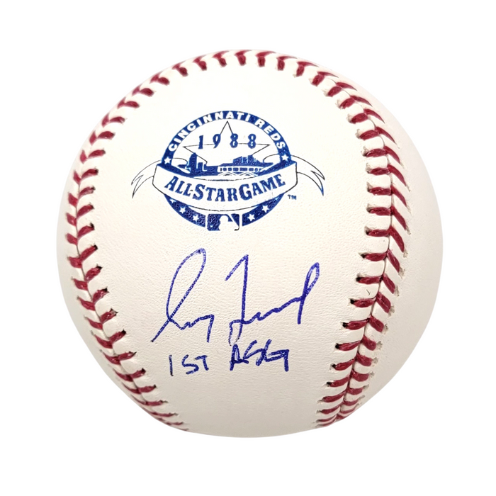 Greg Maddux Signed Braves Cubs 1988 ASG Baseball W/ 1st ASG - Beckett-Powers Sports Memorabilia