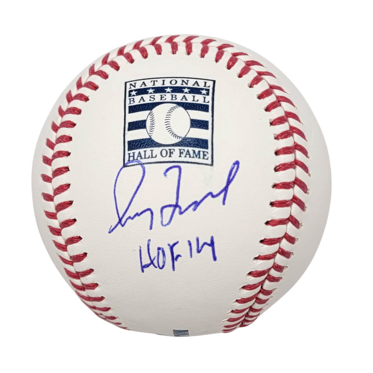 Greg Maddux Signed Braves Cubs HOF Baseball W/ HOF 14 - Beckett-Powers Sports Memorabilia