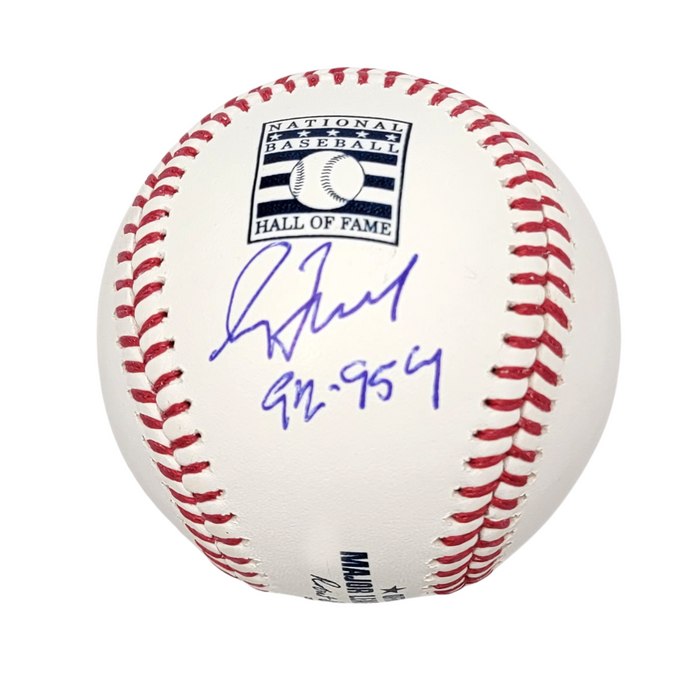 Greg Maddux Signed Braves Cubs HOF Baseball W/ 92-95 CY - Beckett-Powers Sports Memorabilia