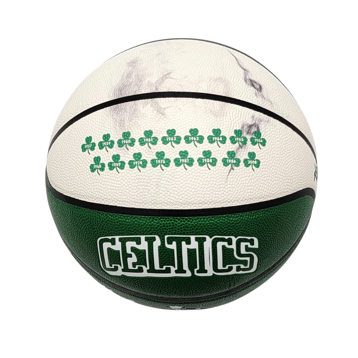 Kevin McHale Signed Boston Celtics 75th Anniversary City Edition Wilson NBA Basketball W/ Red Auerbach Smoke - Beckett-Powers Sports Memorabilia