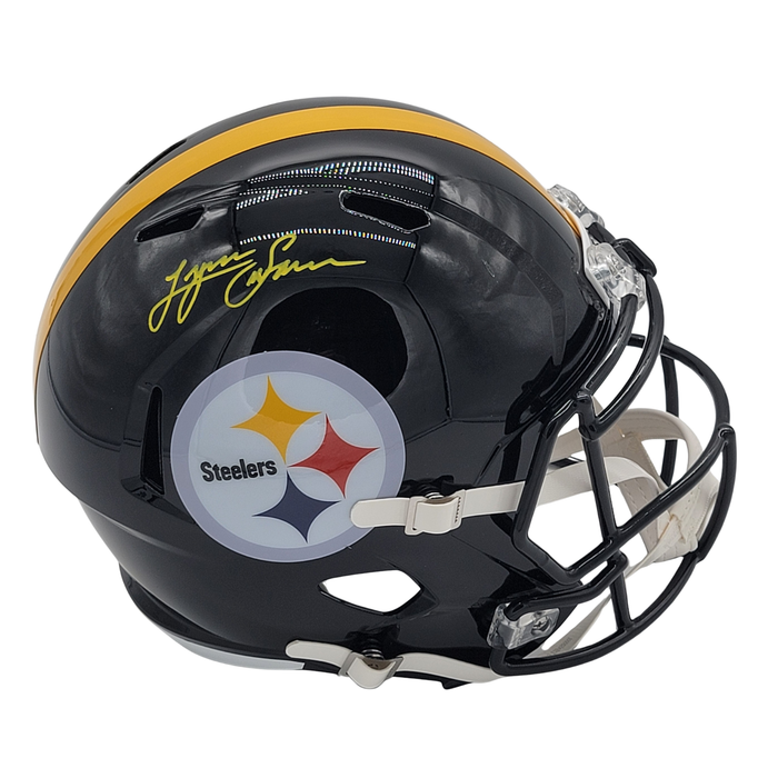 Lynn Swann Signed Pittsburgh Steelers Replica Full Size Helmet - Beckett-Powers Sports Memorabilia