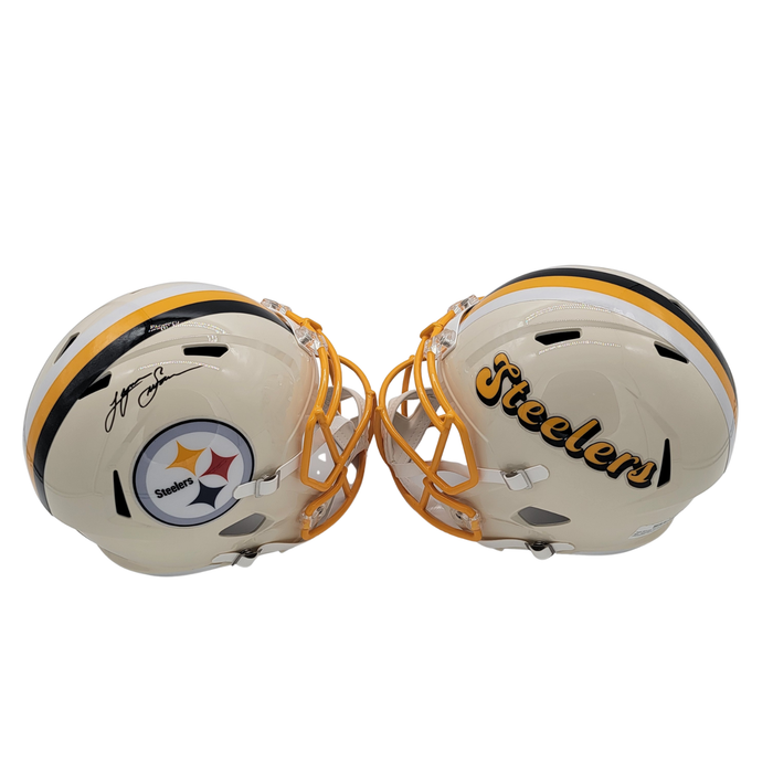 Lynn Swann Signed Pittsburgh Steelers Retro Replica Full Size Helmet - Beckett-Powers Sports Memorabilia