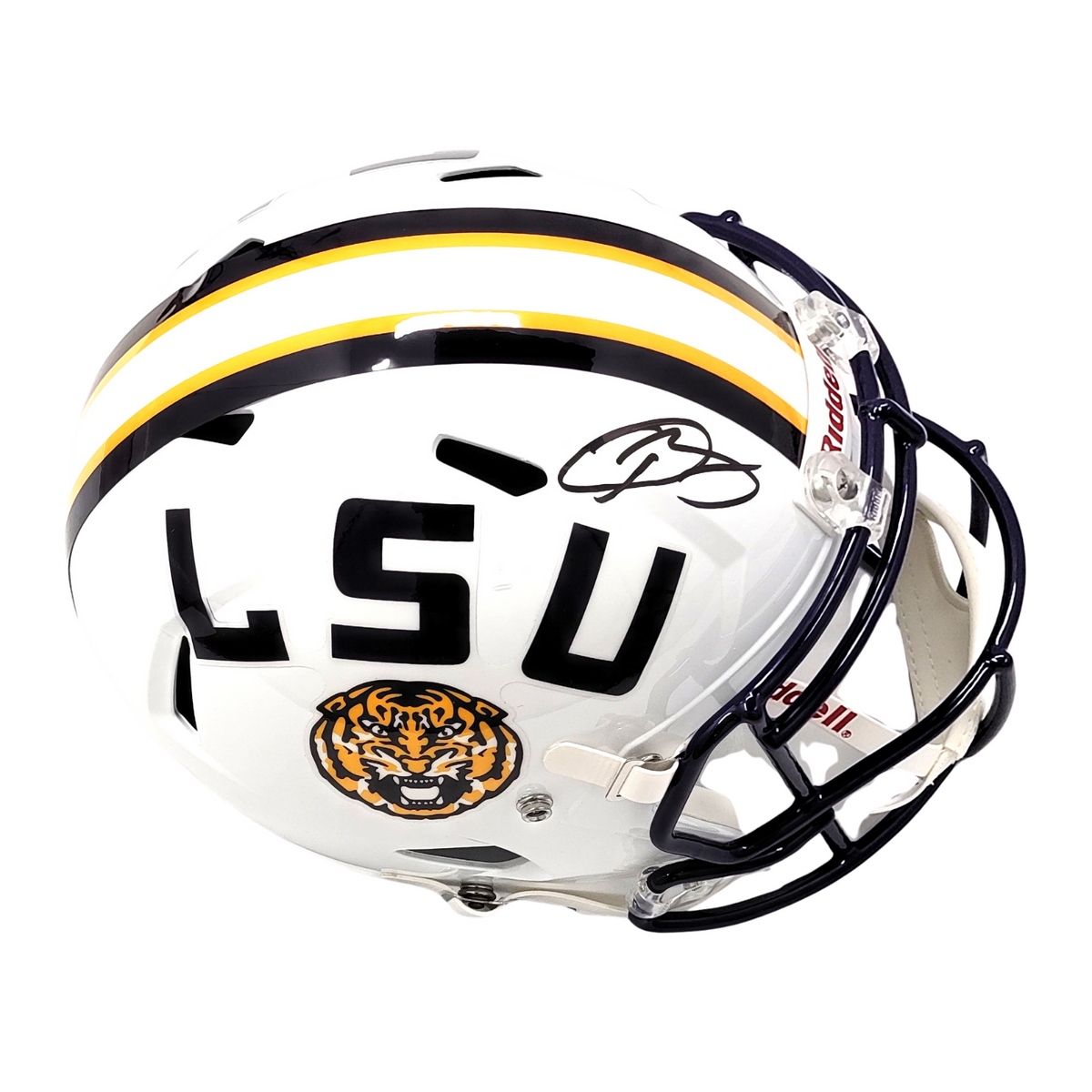 Odell Beckham Jr. Signed White LSU Tigers Replica Full Size Helmet - Beckett-Powers Sports Memorabilia