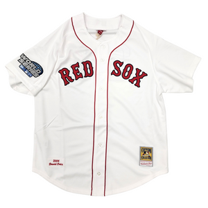 David Ortiz Signed Boston Red Sox LTD ED of 34 2004 World Series White Authentic Jersey - Beckett-Powers Sports Memorabilia