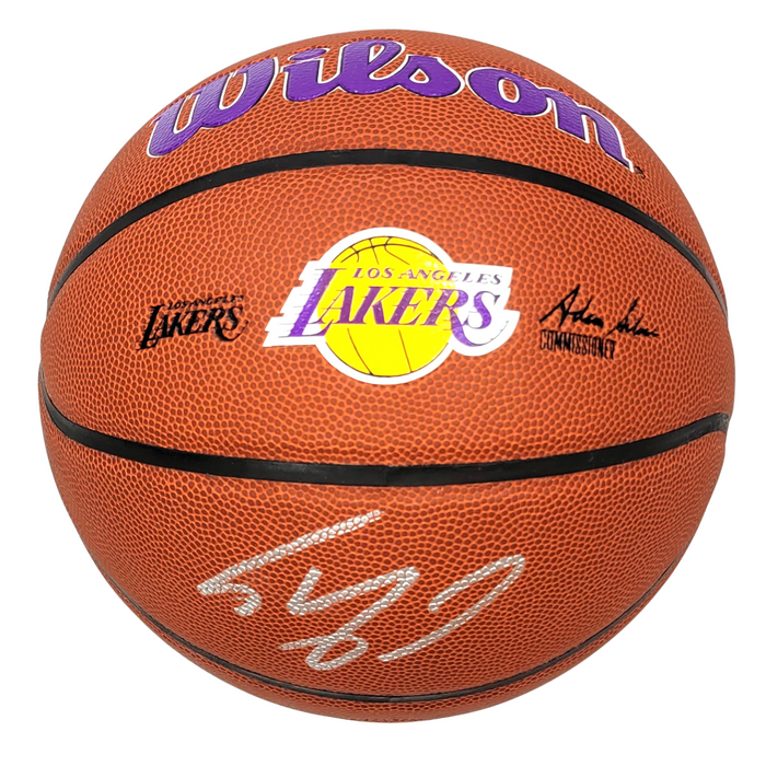 Shaquille O'Neal Signed Wilson Los Angeles Lakers Logo NBA Basketball - Beckett-Powers Sports Memorabilia