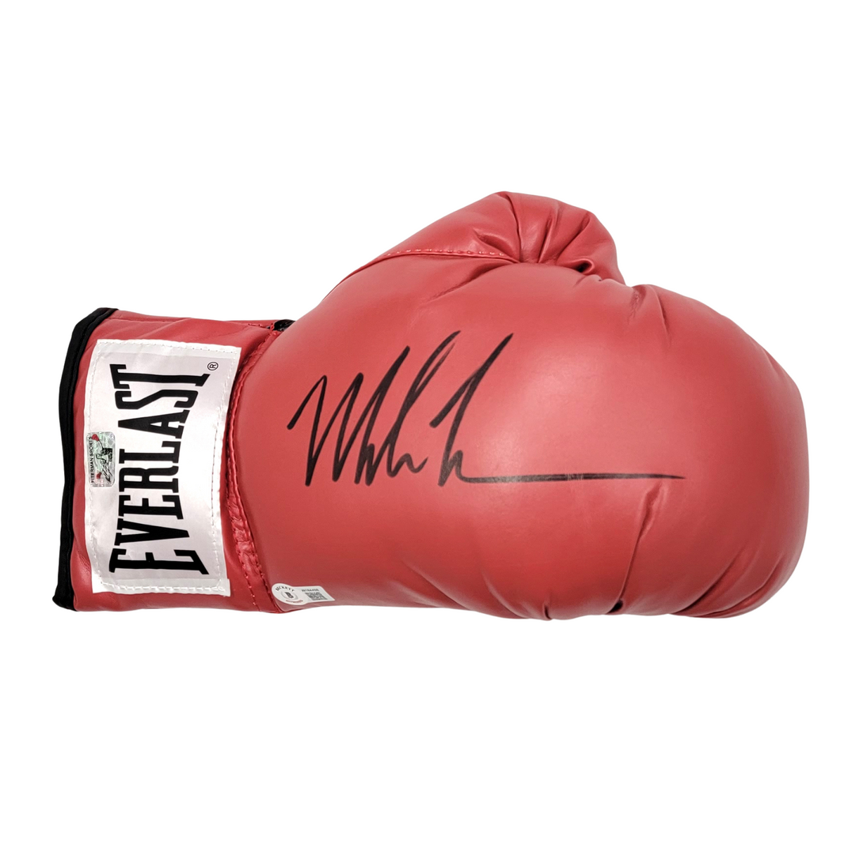 Mike Tyson Signed Everlast Right Hand Red Boxing Glove Beckett-Powers Sports Memorabilia